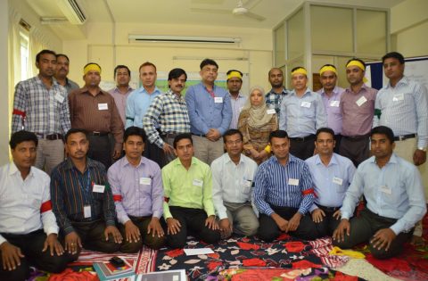 Teambuilding training in Bangladesh